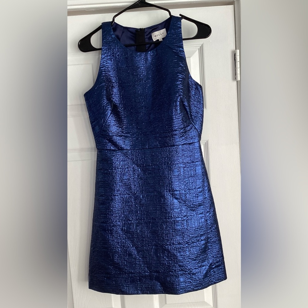 Milly Metallic Sleeveless Dress